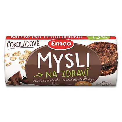 Obrázek produktu Emco - ovesné sušenky - čokoládové, 150 g