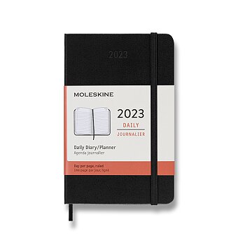 Obrázek produktu Diář Moleskine 2023 - tvrdé desky - S, denní, výběr barev