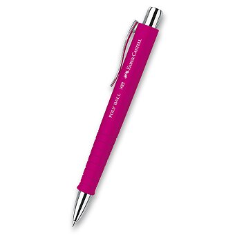 Obrázek produktu Faber-Castell Poly Ball Růžová - kuličková tužka, XB