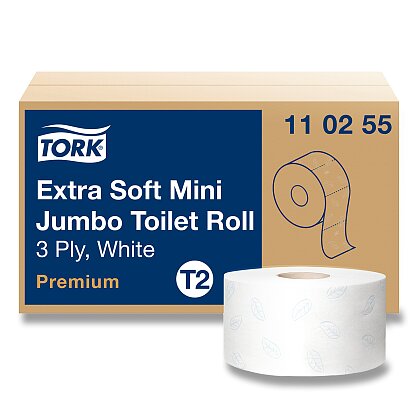 Obrázok produktu Tork Premium Mini Jumbo - toaletný papier - 3-vrstvový, 12 ks