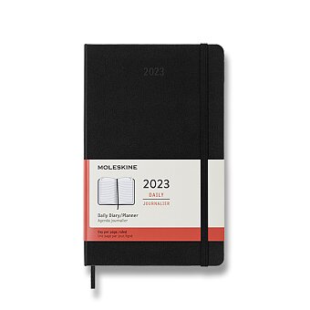 Obrázek produktu Diář Moleskine 2023 - tvrdé desky - L, denní, černý