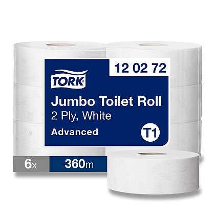 Obrázek produktu Tork Jumbo - toaletní papír - 2vrstvý, průměr 26 cm, 6 ks