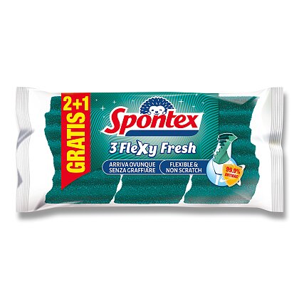 Product image Spontex Flexy Fresh - extra flexible sponge - 2 + 1 pc