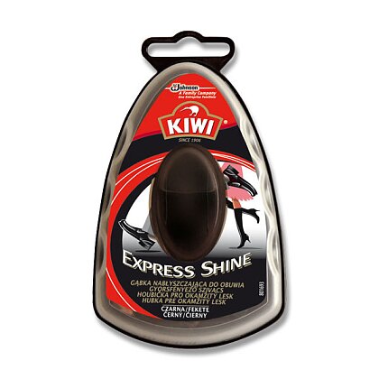 Obrázek produktu Kiwi Express Shine - lešticí houbička na obuv - černá