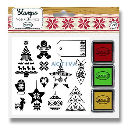 Obrázek produktu AladinE Stampo Christmas - razítka - Norské Vánoce