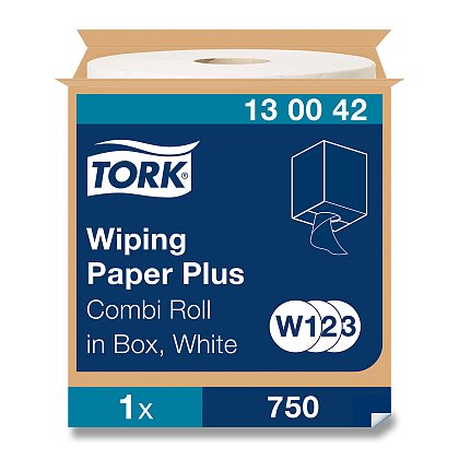 Obrázek produktu Tork Advanced - papírové utěrky v průmyslových rolích - 2vrstvé, návin 255 m, bílé