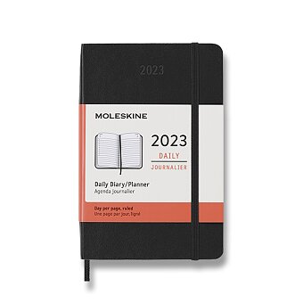 Obrázek produktu Diář Moleskine 2023 - měkké desky - S, denní, výběr barev