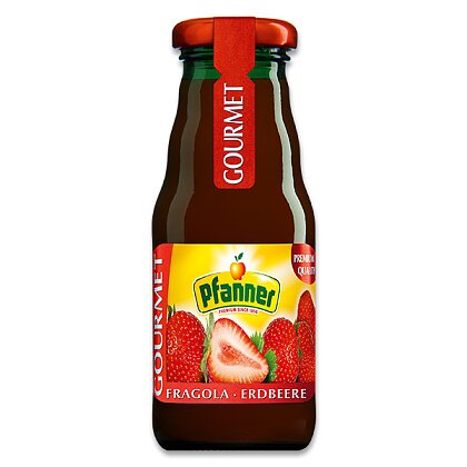 Obrázek produktu Pfanner Gourmet - ovocný nektar - jahoda 40%, 200 ml, 24 ks