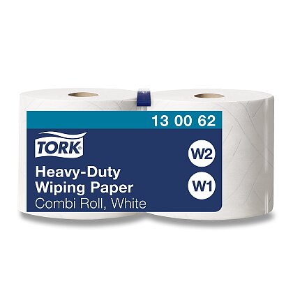Obrázek produktu Tork Heavy-Duty - odolná papírová utěrka - 2vrstvá, bílá