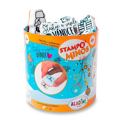 Obrázek produktu Aladine Stampo Minos - razítka - České Vánoce, 32 ks