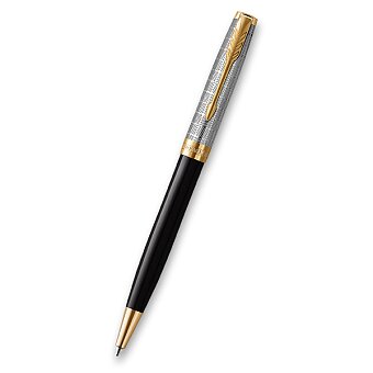 Obrázek produktu Parker Sonnet Premium Metal Black GT - kuličkové pero