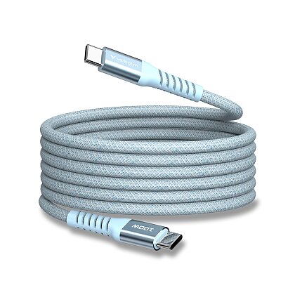 Obrázek produktu Verbatim - magnetický USB kabel - USB-C / USB-C, 100 W, 1,2 m, modrý