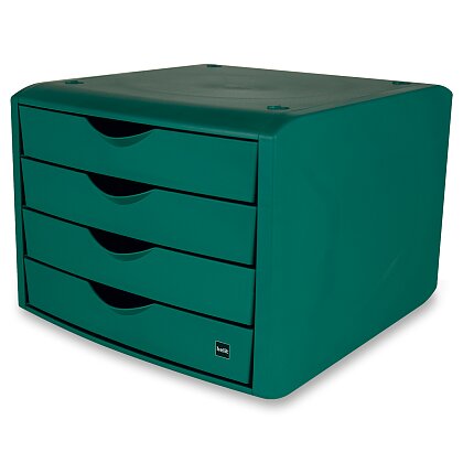 Obrázek produktu Helit The Green Chameleon - zásuvkový box - 4 zásuvky, zelený