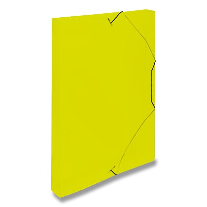Obrázok produktu PP Transparent - box na dokumenty - A4, žltý