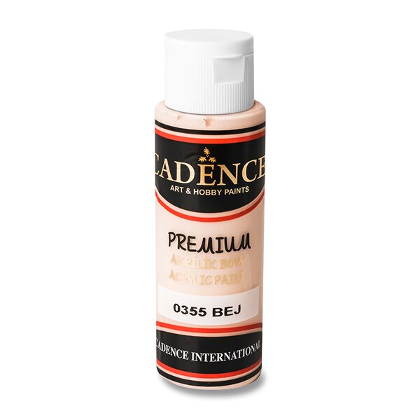 Akrylové barvy Cadence Premium 70 ml, výběr barev béžová