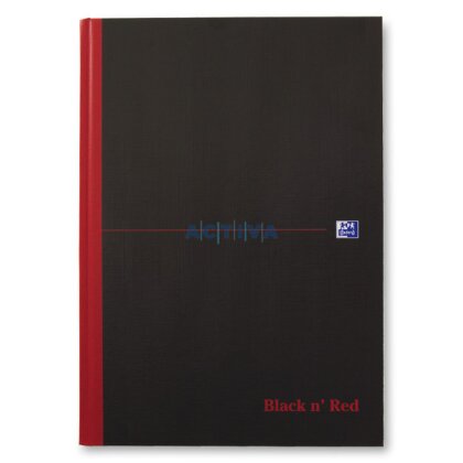 Obrázok produktu Oxford Black and Red - A4, 96 l., štvorčeková