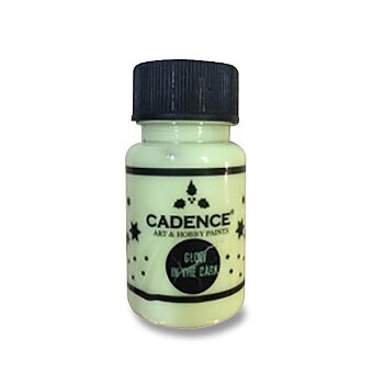 Obrázek produktu Akrylové barvy Cadence Premium - 50 ml, svítící ve tmě, výběr barev