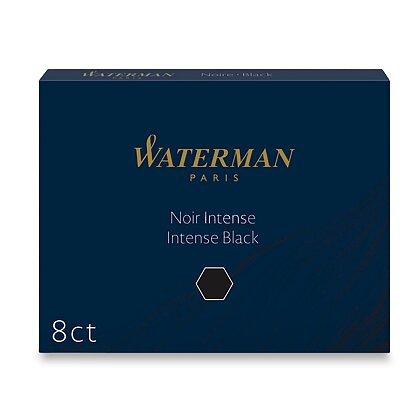 Obrázok produktu Waterman atramentové bombičky - umývateľné, čierne ,8 ks