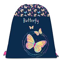 Sáček na cvičky Motýl Premium