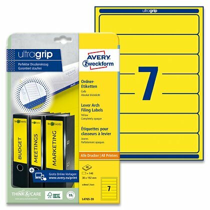 Product image Avery Zweckform - lever arch file labels