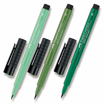 Obrázek produktu Popisovač Faber-Castell Pitt Artist Pen Brush - zelené odstíny, vyběr barev