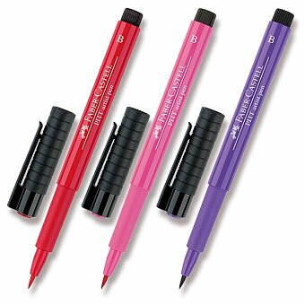 Obrázek produktu Popisovač Faber-Castell Pitt Artist Pen Brush - červené, růžové a fialové odstíny, vyběr barev