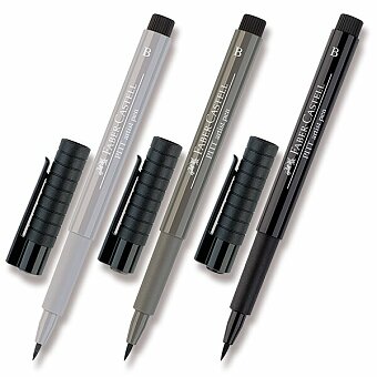 Obrázek produktu Popisovač Faber-Castell Pitt Artist Pen Brush - černé a šedé odstíny, vyběr barev