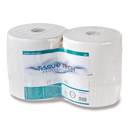 Obrázek produktu Tissue Tech Professional Jumbo - toaletní papír - 2vrstvý, průměr 25 cm, návin 260 m, 6 ks