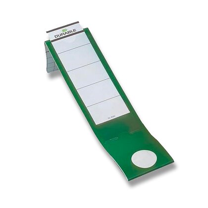 Obrázek produktu Durable - samolepicí náhradní hřbet - 40 mm, zelený, 10 ks