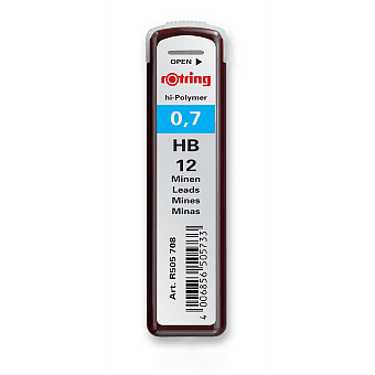 Obrázek produktu Tuhy Rotring 0,7 mm - výber tvrdosti