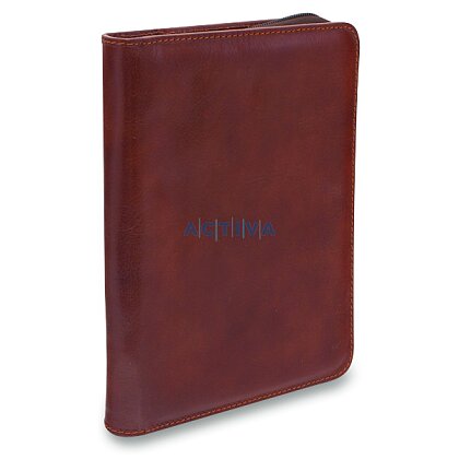 Product image Triton portfolio A5 - encloseable leather portfolio for emplacing A5 diary