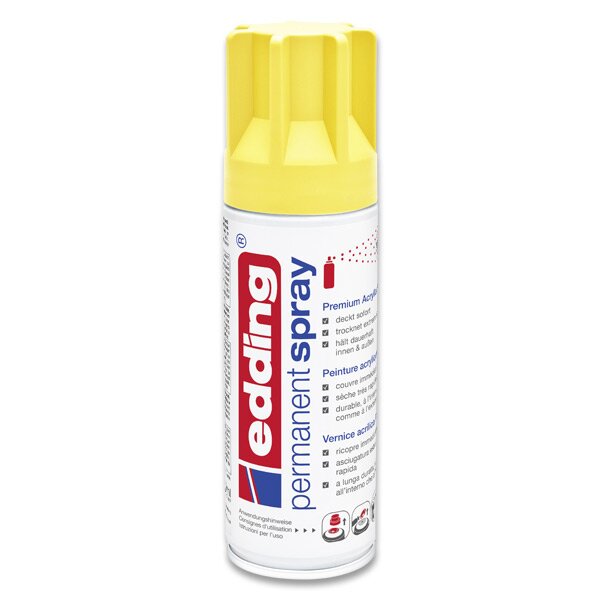 Akrylový sprej Edding 5200 žlutá matná 905