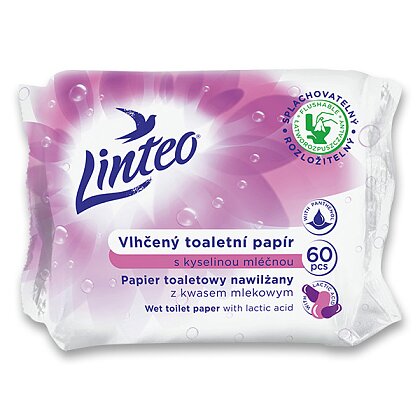 Obrázek produktu Linteo - vlhčený toaletní papír s kyselinou mléčnou