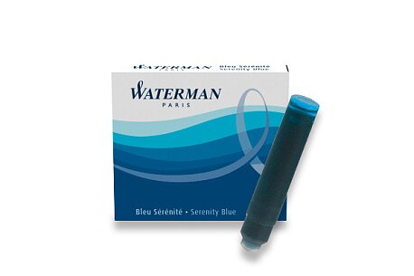 Obrázek produktu Inkoustové bombičky Waterman krátké - modré, omyvatelné