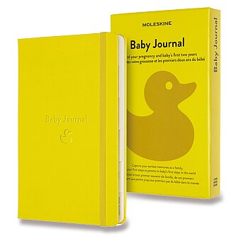 Obrázek produktu Zápisník Moleskine Passion Baby Journal - tvrdé desky - L, žlutý
