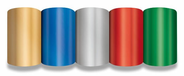 Dárkový balicí papír Metal 2 x 0,7 m, mix barev