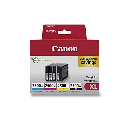 Obrázek produktu Canon - cartridge PGI-2500XL, CMYK (barevná) pro inkoustové tiskárny