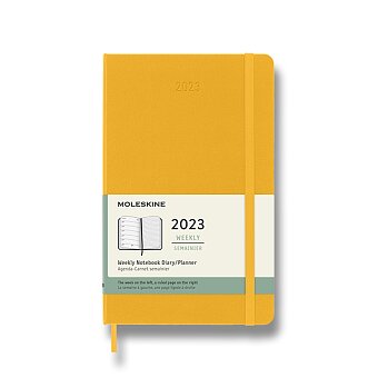Obrázek produktu Diář Moleskine 2023 - tvrdé desky - L, týdenní, oranžový