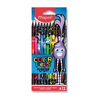 Obrázek produktu Pastelky Maped Color&#039;Peps Monster - 12 barev