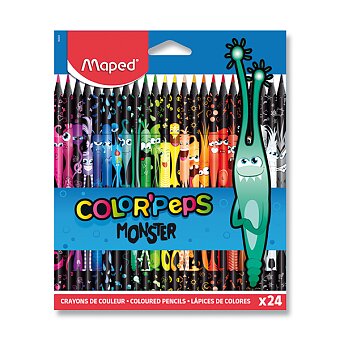 Obrázek produktu Pastelky Maped Color&#039;Peps Monster - 24 barev