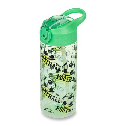 Obrázok produktu BAAGL - tritánová fľaša na pitie so slamkou - Futbal, 500 ml