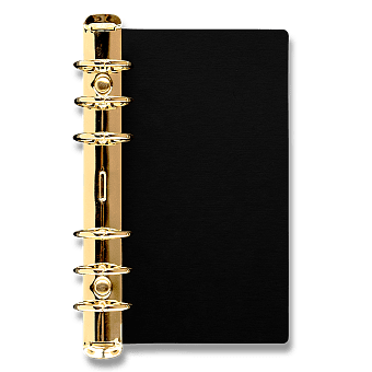 Obrázek produktu Kroužková mechanika Medium (23 mm) - do osobních diářů Filofax, zlatá
