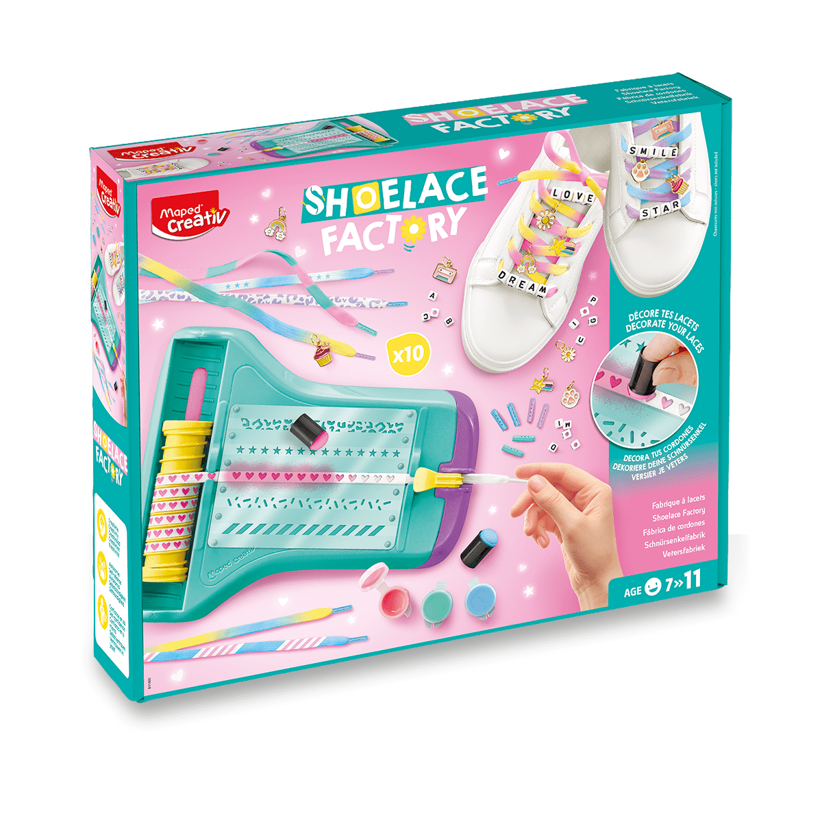 Kreativní sada Maped Creativ Shoelace Factory - výroba tkaniček