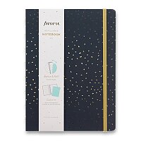 Zápisník Filofax Notebook Confetti A5 Charcoal