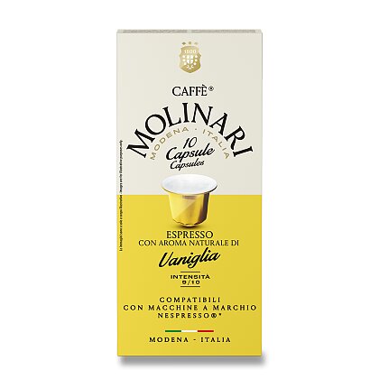 Obrázek produktu Caffe Molinari - kávové kapsle - Vaniglia, 10 ks