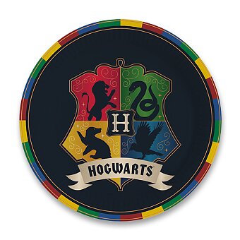 Obrázek produktu Papírové talířky Harry Potter - průměr 23 cm, 8 ks