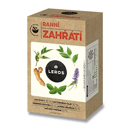 Obrázek produktu Leros Ranní zahřátí - bylinný čaj - zázvor & myrta