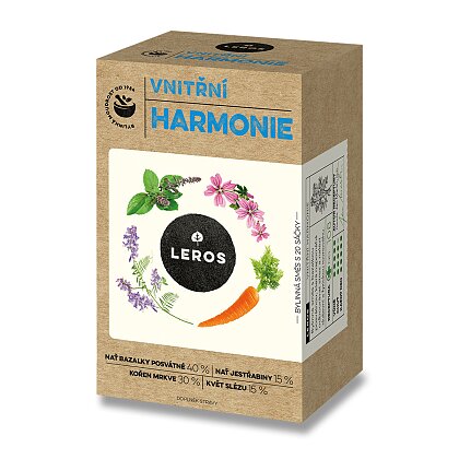 Product image Leros Inner Harmony - Herbal Tea - Basil & Mallow, 20 x 1,3 g