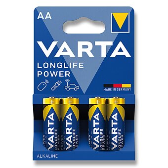 Obrázek produktu Baterie VARTA Longlife Power - AA, tužka 4 ks