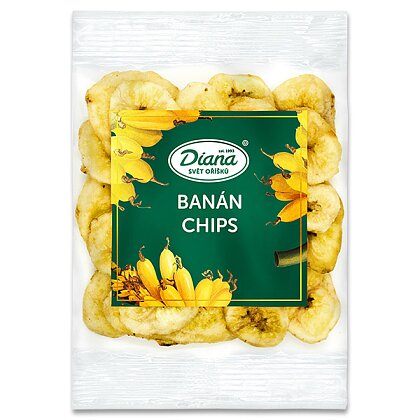 Obrázek produktu Diana - sušený banán chips, 100 g